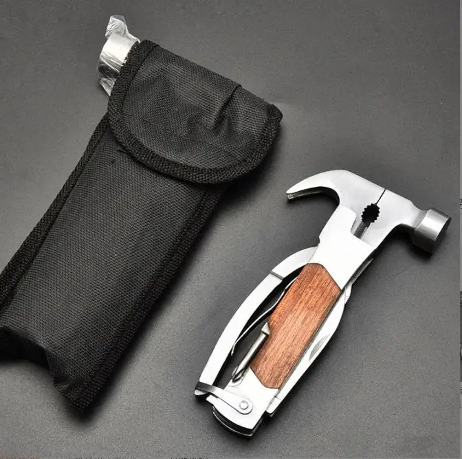 14-in-1 Stainless Steel Multitool Hammer: Ultimate Camping & Survival Gear Kit